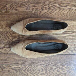 Brown Suede Coclico Flats, size 38.5